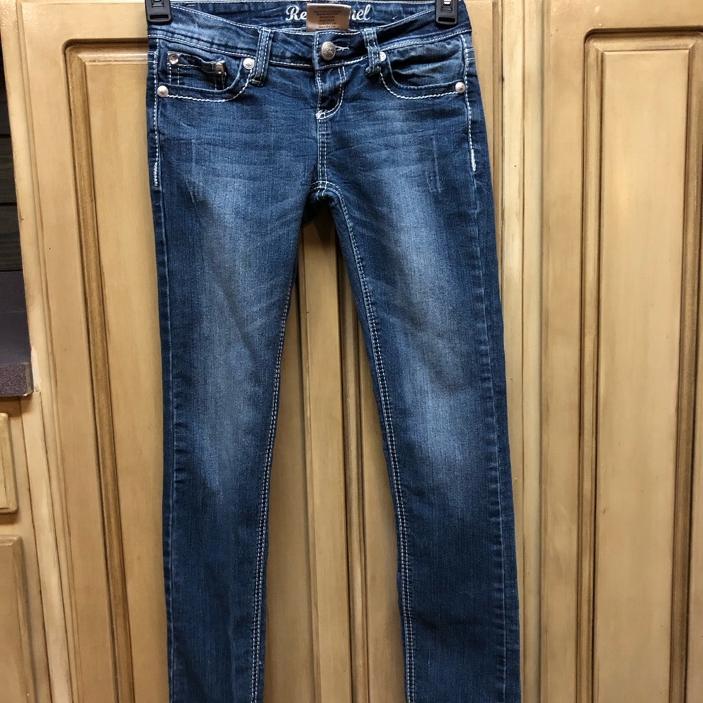 Red camel skinny Jean